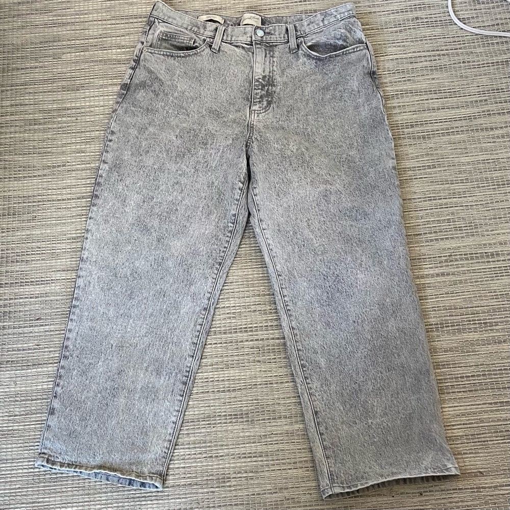 universal threads grey vintage straight jeans
